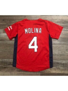 Matchup Yadier Molina St. Louis Cardinals Youth XL Baseball Jersey SGA